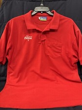 Coca-Cola - “Enjoy Coca-Cola” - Red Polo W/Pocket - Riverside XL - Made In USA