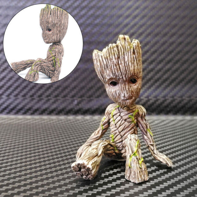 6CM Guardians of The Galaxy Baby Groot Figure Flowerpot Pen Pot Toy Gifts New