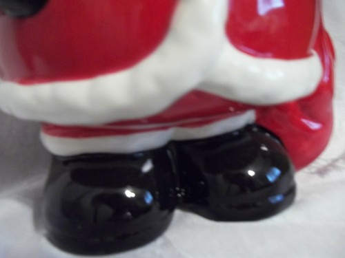 HERITAGE MINT CERAMIC SANTA COOKIE JAR SANTA & HIS BAG 12.5" in Tall NIB - Picture 3 of 8