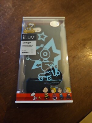 iLuv ''Snoopy Glow in the Dark TPU Cover Case for Apple iPhone 5/5S - Black