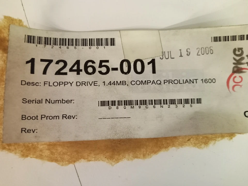 NEW NEC FD1231T Compaq 172465-001 Floppy Disk A Drive 3.5" 1.44MB NOS Open box - Image 3 of 3