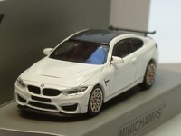 Minichamps Bmw M4 Gts 2016 Weiss, Orange Wheels - 870 027105 - 1:87