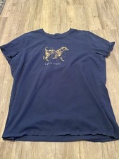 Life Is Good Girls Size Large 12 Blue Golden Retriever Tshirt Top Life Is Golden