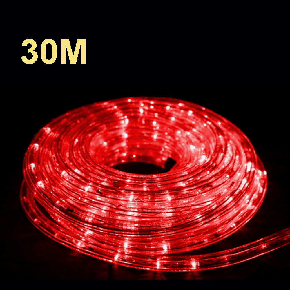 10M 20M 30M LED Rope Lights Party Christmas Lights Wedding Waterproof ...