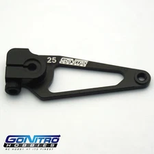 NEW GoNitroHobbies 25T Alum A Spec Servo Arm blk Futaba/Savox FREE US SHIP