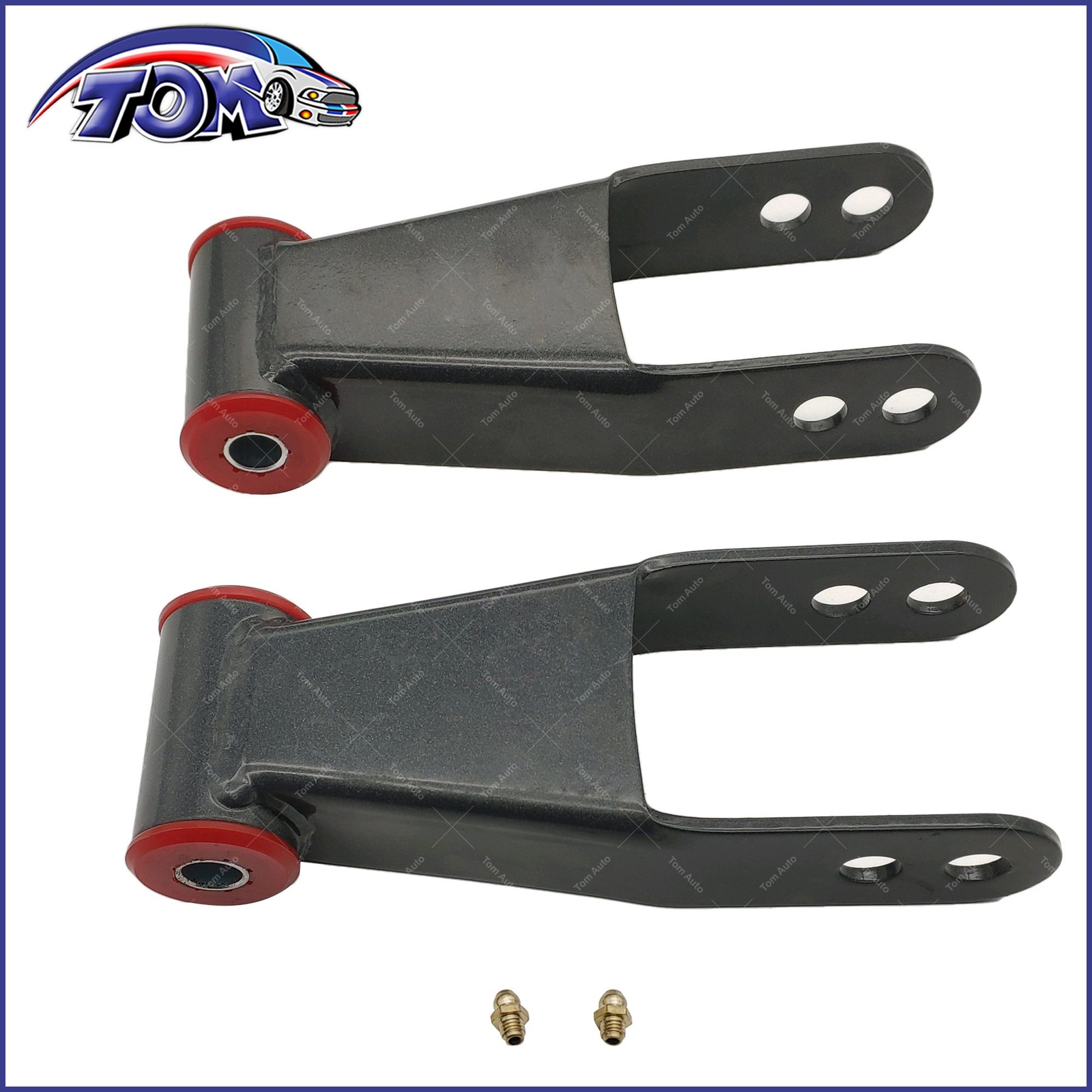 1" 2" Rear Lowering Shackles Suspension Shackles Kit For 9703 Ford