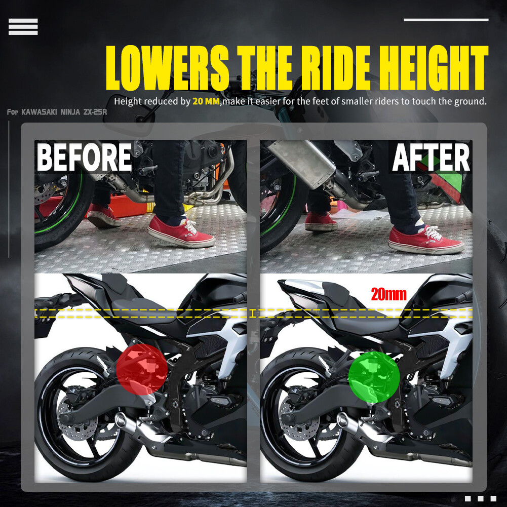 Linkage Rear Drop Lowering Link Kit for Kawasaki Ninja ZX-25R