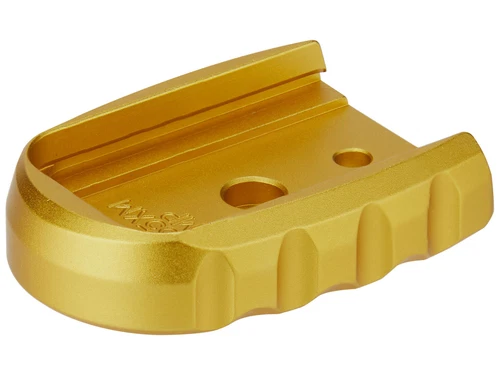 NDZ Sig P365 X Macro & Fuse Magazine Base Plate Grooved Aluminum Gold