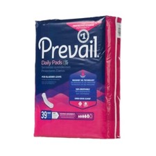 Prevail Bladder Control Pad 13'' Length Heavy Absorbency 39/Bag -8 Pack