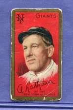 1911 T205 A. LATHAM NEW YORK GIANTS BASEBALL CARD FAIR