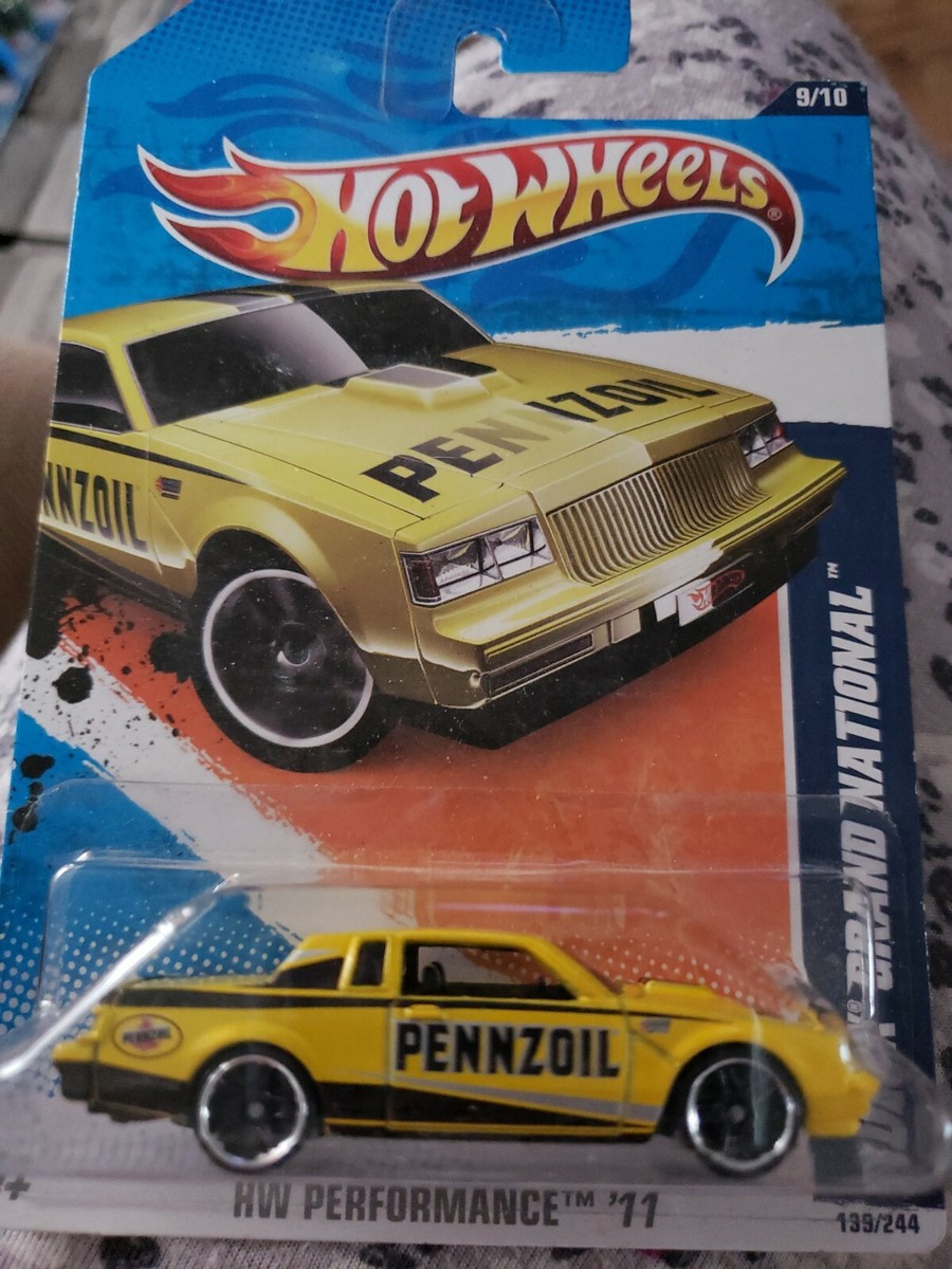 Hot Wheels Buick Grand National Pennzoil Yellow 2011 | eBay