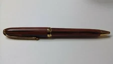 LUIS CARTIER LIGHT BROWN EBONITE BALLPOINT PEN ED. LIMITED ST170022