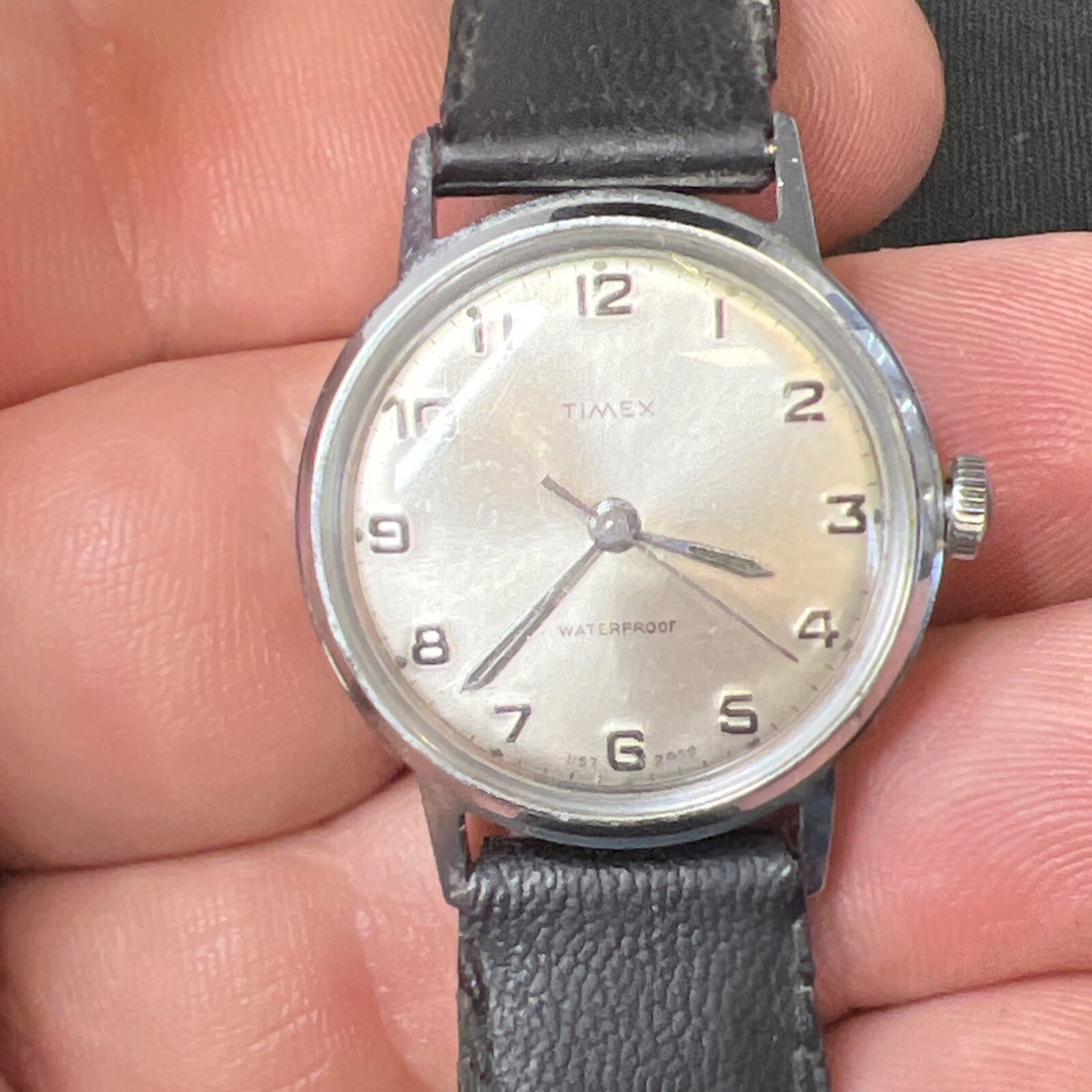 CD243 men 1969 Vintage Timex Marlin Manual Wind 1157-2469 SS Old