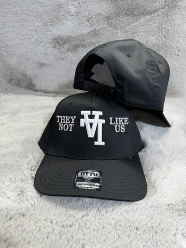 La Hat SnapBack Upside Down La Logo they Not Like Us Kendrick Black ...