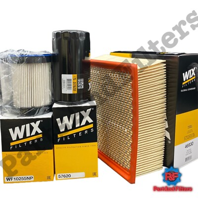 #ad Pamp;F Filter Kit Fits 2013 2021 Ram 2500 3500 4500 6.7 CUMMINS Fuel Air Oil $139.50