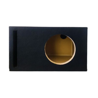 Custom 6.5  Ported Sub Box Enclosure | 0.40 Cu Ft |  Compact Box MDF-Black