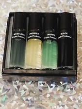 Men's Cologne Body Oil Gift Box Set of 4-1/3 oz. Roll-On Bottles