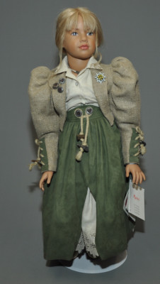 SIGIKID Ilse Wippler Künstler Puppe Dominike Sammler Vinyl ca.70 cm wie neu lim.