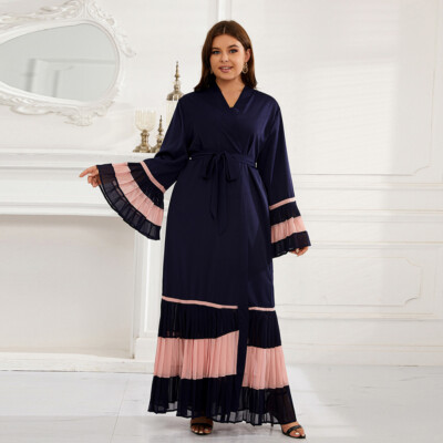 Middle Eastern Women Muslim African Fashion Pleated Long Sleeve Dress Robe Burqa | eBay Middle Eastern Women Muslim African Fashion Pleated Long Sleeve Dress Robe Burqa | eBay