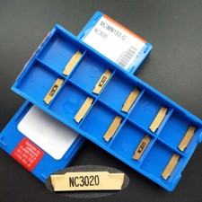 Fast and efficient trimming with 10pcs MGMN150G NC3020 carbide cutting inserts