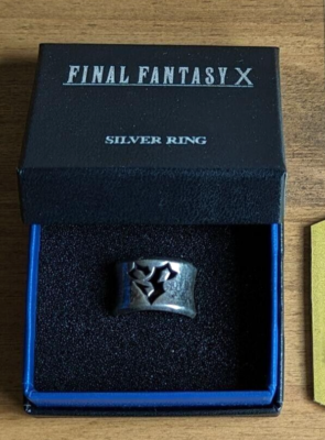 N-Mint] Final Fantasy X Square Enix Tidus Silver 925 Ring (Size 13