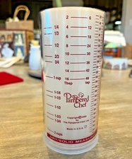 Pampered Chef Measure All Large 2 Cup Wet Dry Liquid Solid Measuring Cup #2225