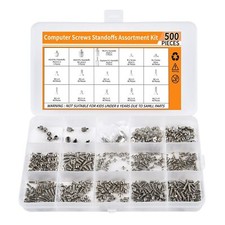 500 PCS M.2 M2.5 M3 SSD Mounting Screws M.2 Standoff  Screw Kit for Asus Gigab