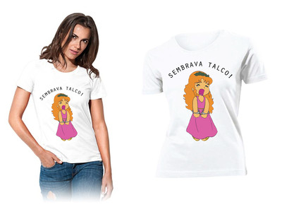 maglietta sembrava talco