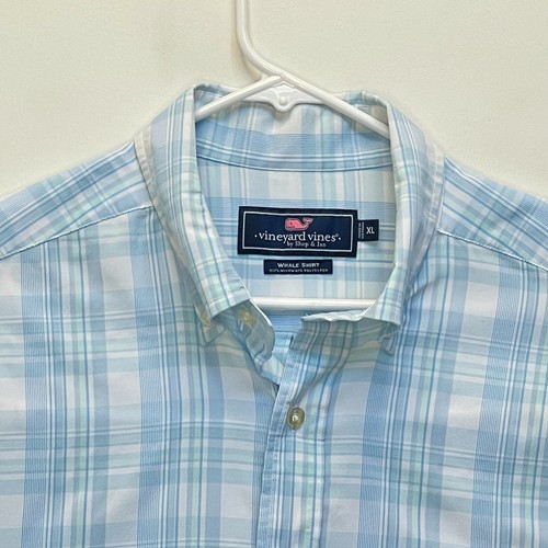 Vineyard Vines Men's Whale Shirt Blue 