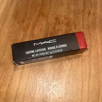 MAC Cosmetics Lustre Lipstick #510 LADY BUG 0.1 Oz 3 g Full Size