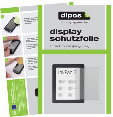 2x Schutzfolie für Pocketbook InkPad 2 PB840 matt Displayschutzfolie Display