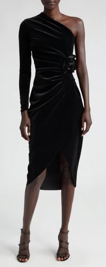 全新,CHIARA BONI La Petite Robe agapios 中长连衣裙 48 码 #D7527 — 第 2/4 张图片