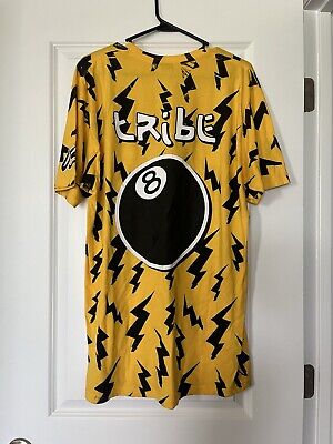 Vintage Stussy International 8 Ball Tribe Lightning AOP T Vintage Stussy International 8 Ball Tribe Lightning AOP T