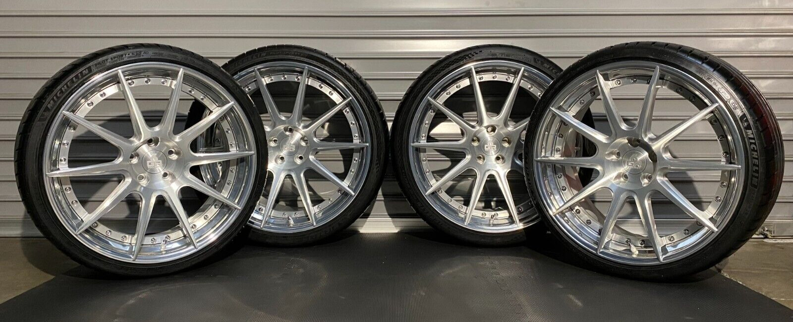 20/21" PROJECT6GR FORGED BRUSHED POLISHED LIP WHEELS MICHELIN TIRE FOR AUDI R8