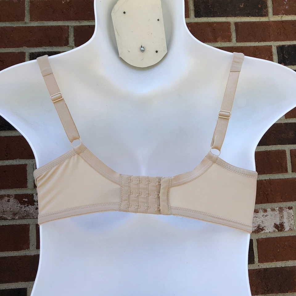 motherhood intimates womans 38DD BEIGE nursing bra 3 hook - Image 4 of 4