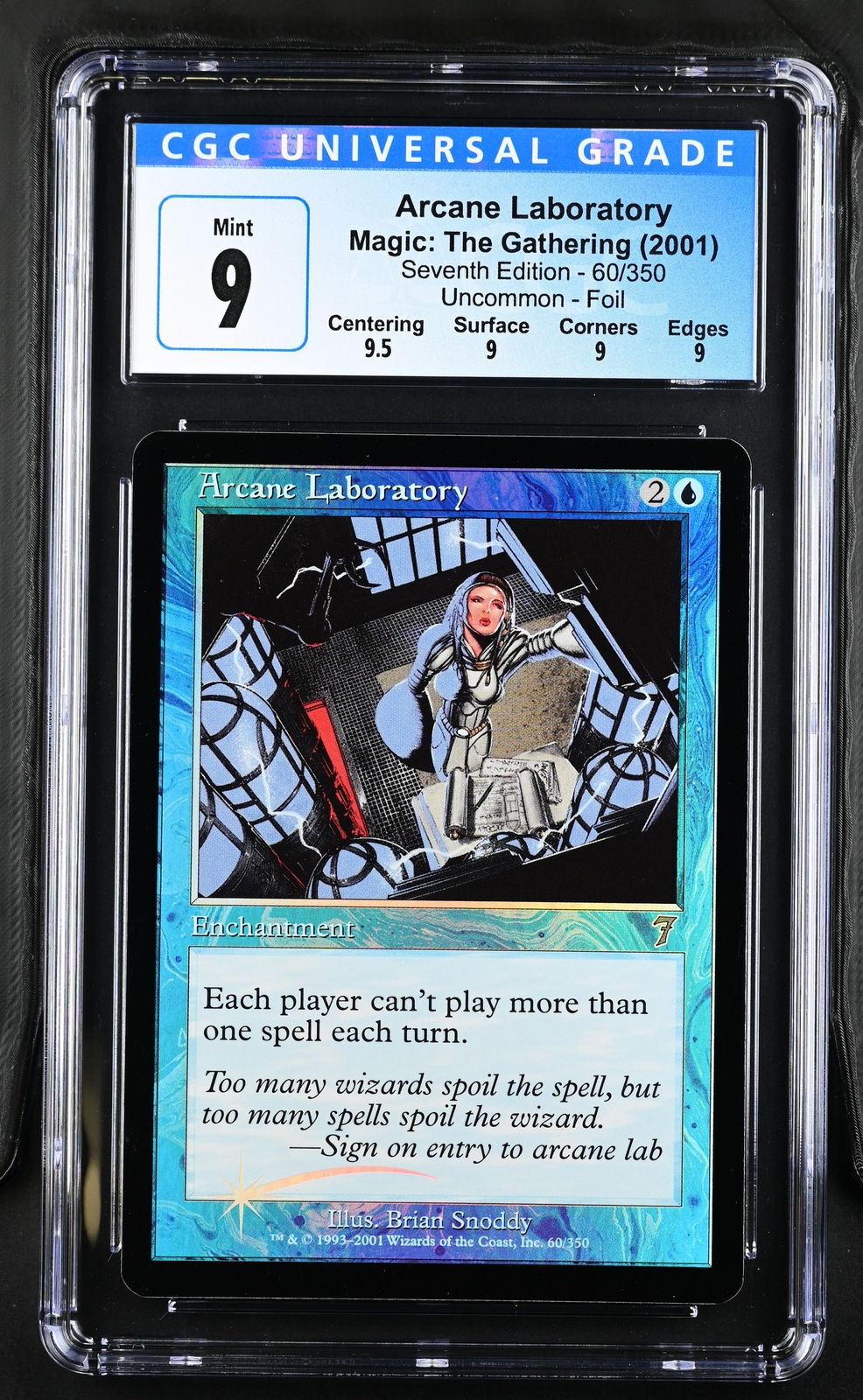 ARCANE LABORATORY 7th Edition Foil U CGC 9 Q+ MTG [Nostalgium]