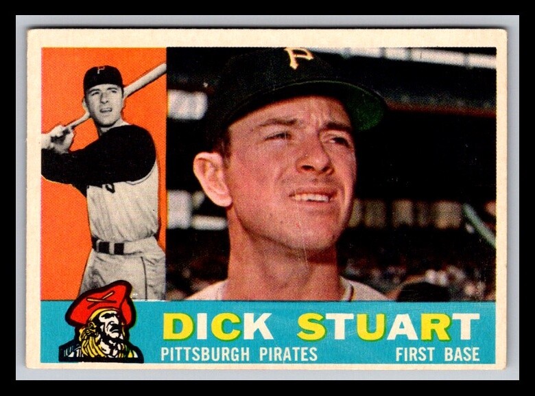 1960 Topps #402b Dick Stuart VG or Better