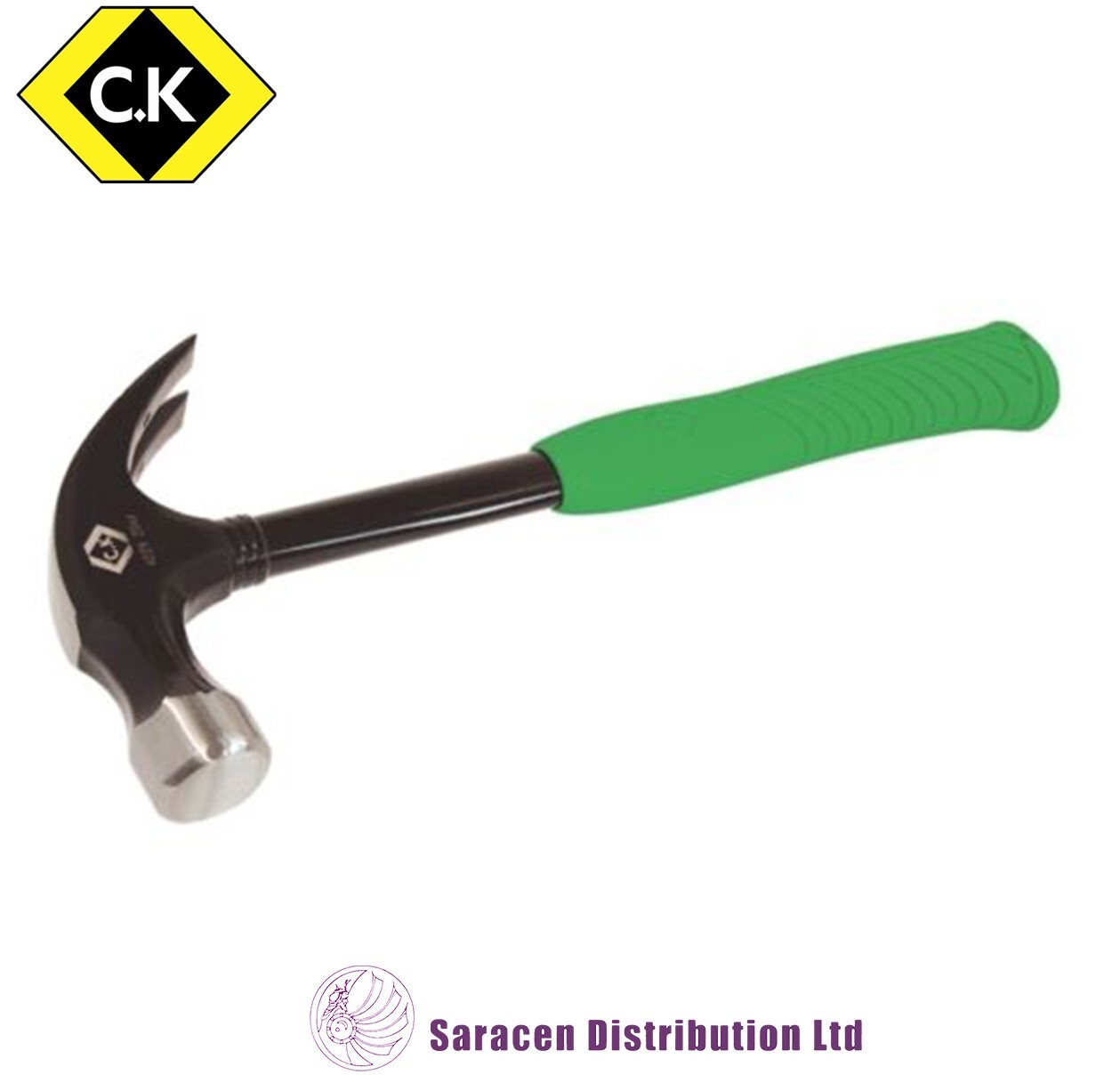 CK HI-VIS GREEN CLAW HAMMER 20oz - T4229 20