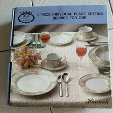 Kyoto Imperial Porcelain - 5 Piece Individual Place Setting Service For One