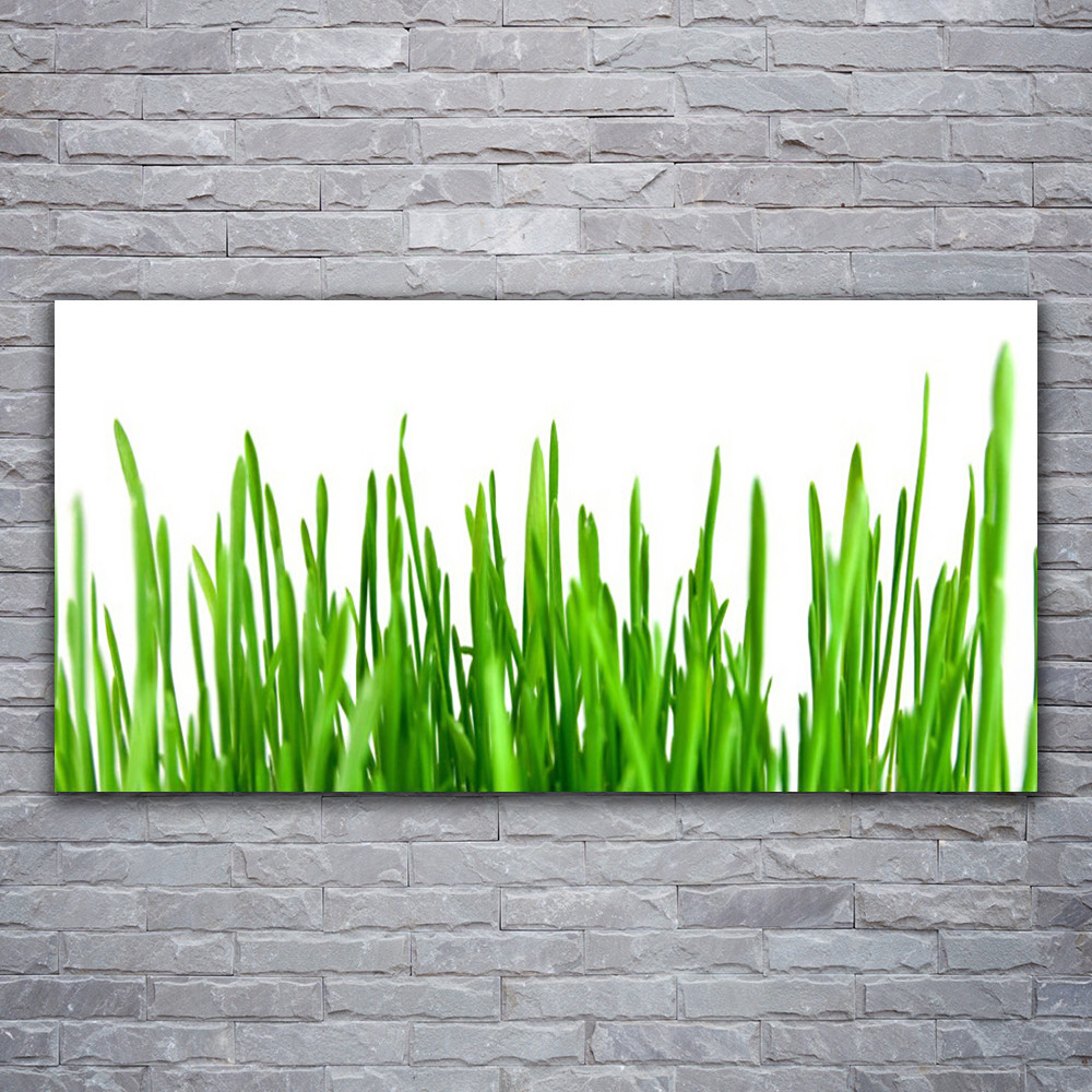 Tableau moderne floral sur verre acrylique de 120x60 cm avec finition brillante