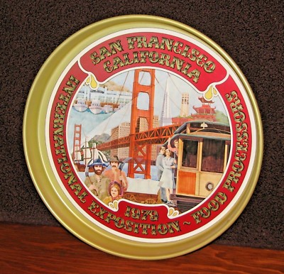 San Francisco Serving Tray 1979 Food Processors International Expo California