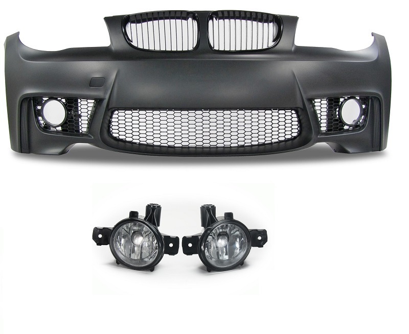 Pare-choc M1 pour remplacer le bouclier avant de BMW Série 1 E81 E87 avec calandre