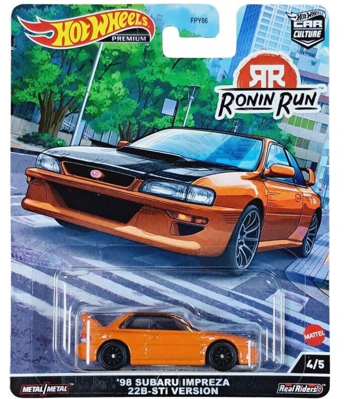 SUBARU IMPREZA22B-STiVersion60周年記念 ASC MA020 SUBARU Impreza 22B-STi Version Chrome Blue Kyosho