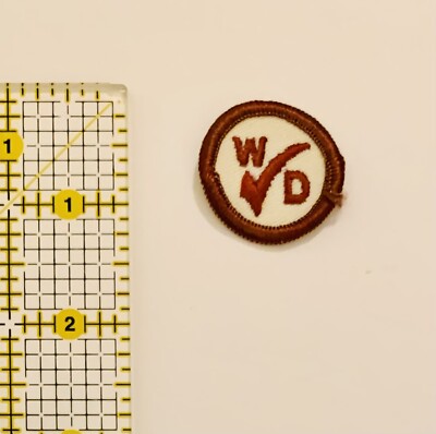 W Check D Aviation Maintenance Iron On Patch Sew-On. Wow!!!!