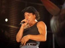 Ac Dc And Ac/Dc And Brian Johnson Performing Live Onstage Old Music Photo 3
