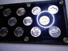 1942-1945 WWII "GEM" UNCIRCULATED JEFFERSON WARTIME 35% SILVER NICKEL COIN SET.! — photo 10