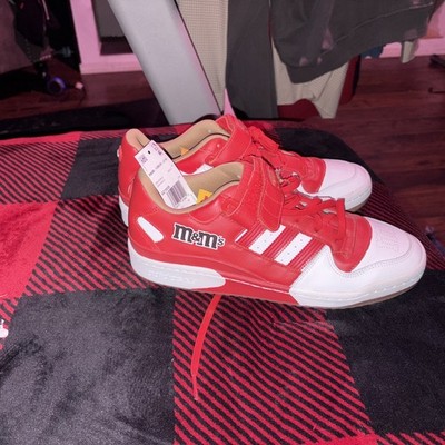 NEW! Adidas Originals M&Ms Forum Low 84 Red White Limited