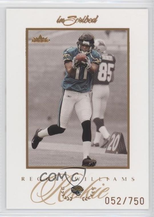 2004 Fleer inScribed Rookie 52/750 Reggie Williams #81 Rookie RC 2u3