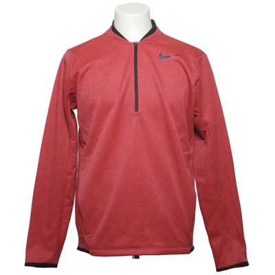 Nike Golf, Trainingsoberteil, Größe: M, Rot, Einfarbig, Herren #nyX