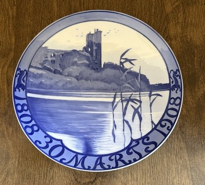 Royal Copenhagen Commemorative Plate 1808 - 30 Martz - 1908